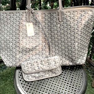 Gray Goyard Tote